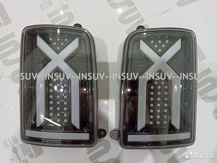 Фонари задние светодиодные Нива тип Х-2 серые