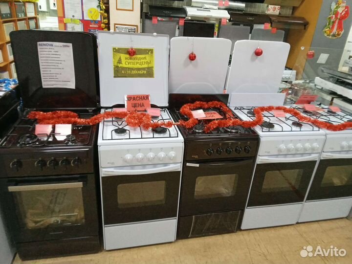 Газовая плита renova SG5G-BR новая