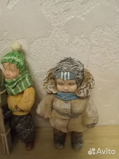 Ватные игрушки ручной работы