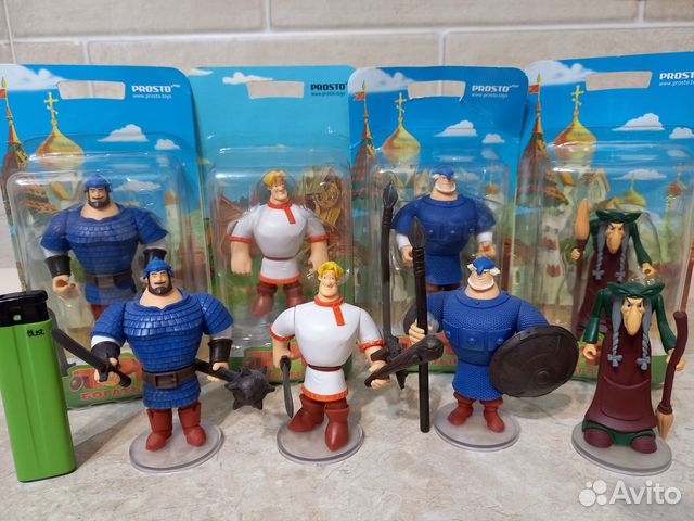 3 богатыря игрушки