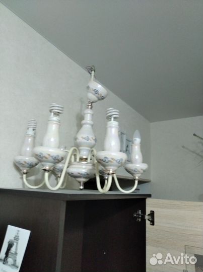 Люстра форфоровая.ссср