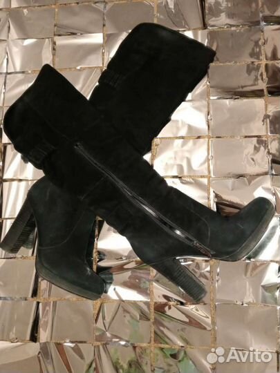 Сапожки нат.кожа