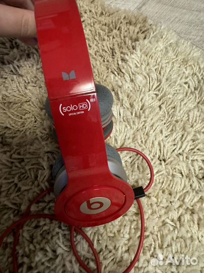 Monster beats solo red