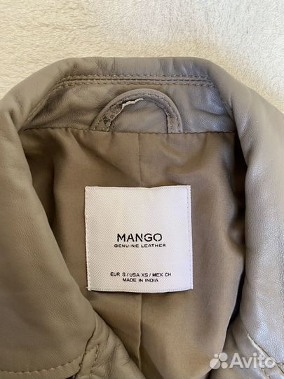 Куртка женская кожа mango s