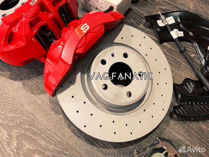 Большие тормоза audi B9 A4 A5 Q5