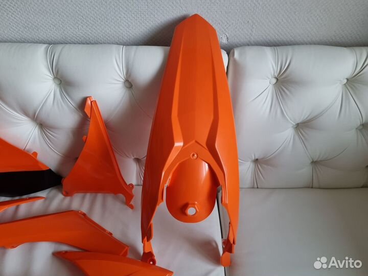 Пластик R-Tech KTM EXC 125-500 12-13 оранжевый
