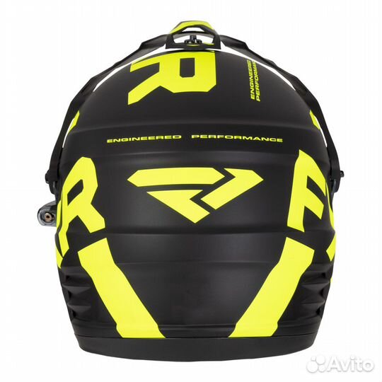 Шлем FXR Torque Team Black/Hi Vis, XL