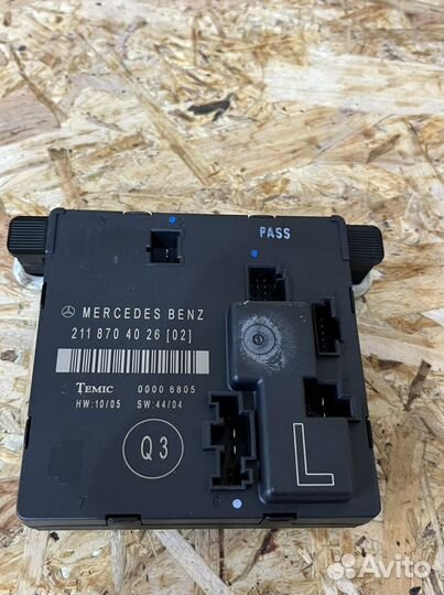 Блок комфорта мерседес w211