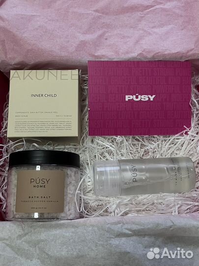 Подарочный бокс набор для девушки pusy akunee