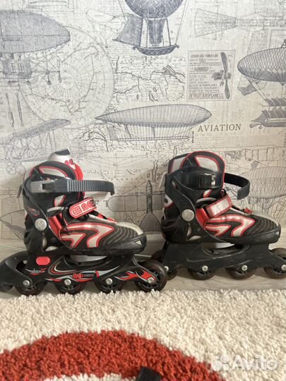 Роликовые коньки раздвижные 34-38