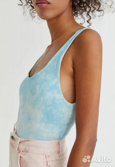 Боди tie-dye Pull&Bear S-M