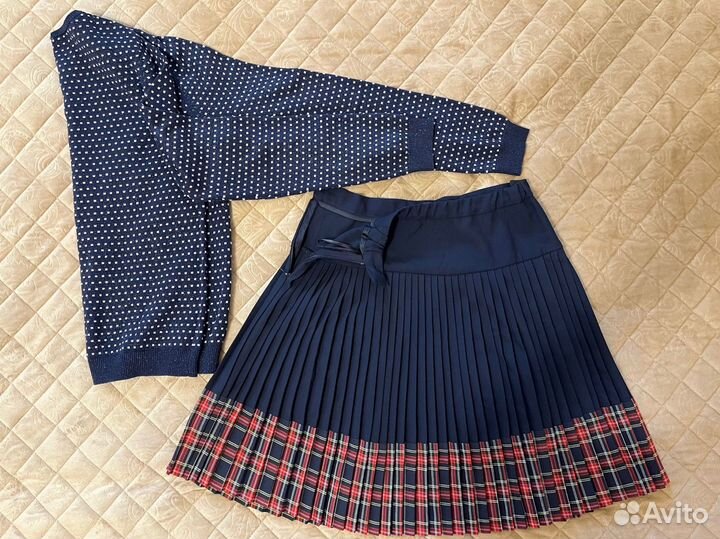 Школьная юбка, шорты, кофты