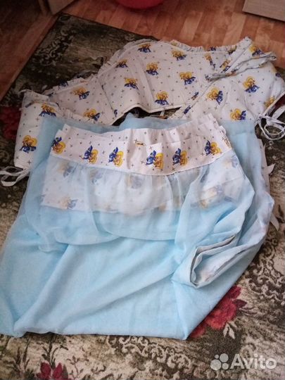 Бортики в детскую кроватку бу