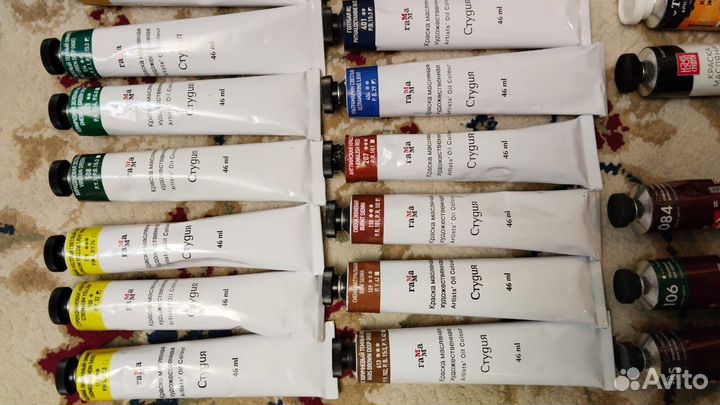 Масляные краски, белила