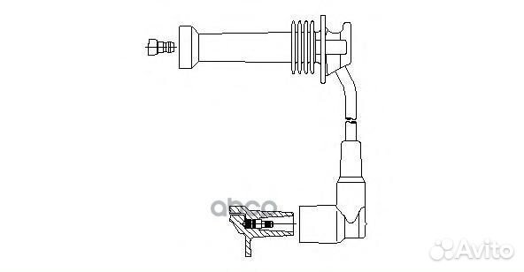 BR-8A17/15 провод высоковольтный4-й цилиндр Fo