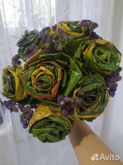 Букет из осенних листьев