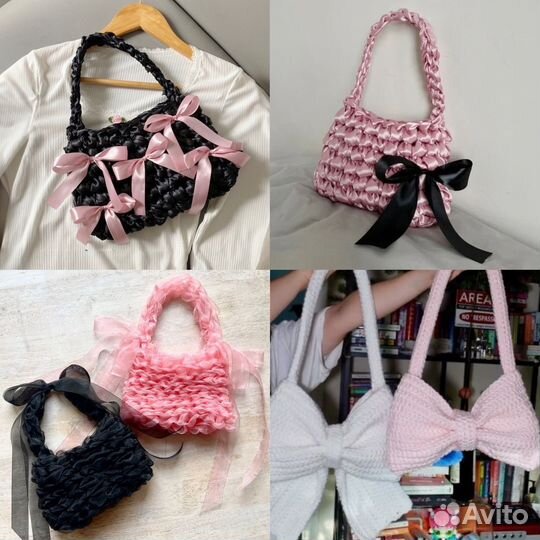Вязанные сумки ручная работа на заказ