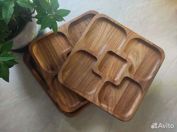 Менажница деревянная из массива