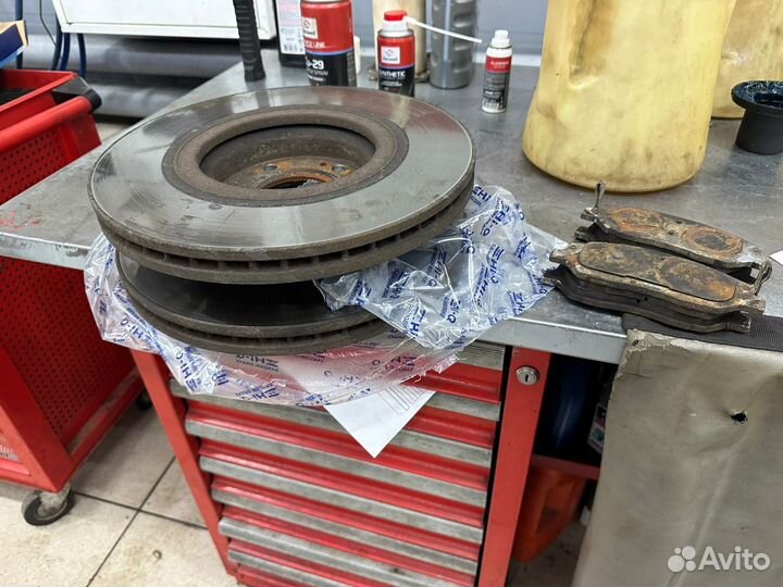 Тормозные диски с колодками sorento xm