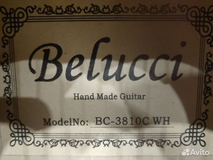 Акустическая гитара Belucci BC-3810