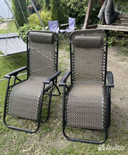 Кресло шезлонг складной туристический