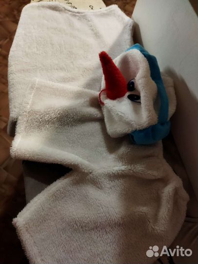 Карновальный костюм, новогодний снеговик