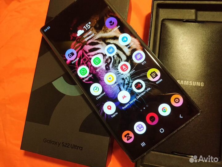 Samsung S22 Ultra 5G Snapdragon + Защитное Стекло