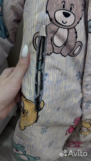 Зимний комбинезон для девочки 116