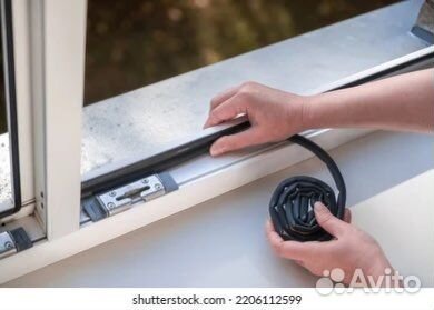 Замена уплотнителя для пластиковых окон и ремонт