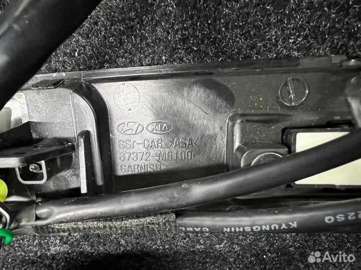 Камера заднего вида Hyundai Creta с молдингом