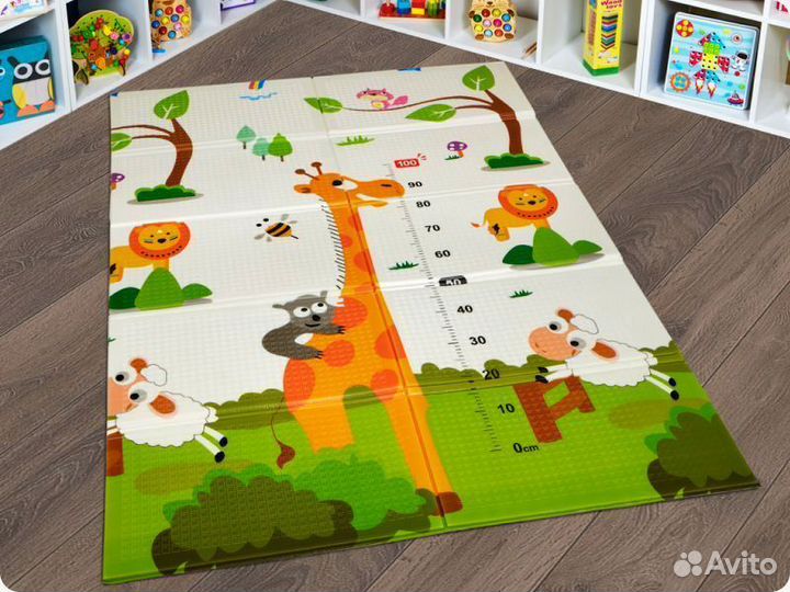 Детский коврик для ползания новый (заводской брак)