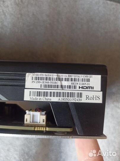 Видеокарта rx 580 4gb sapphire nitro plus