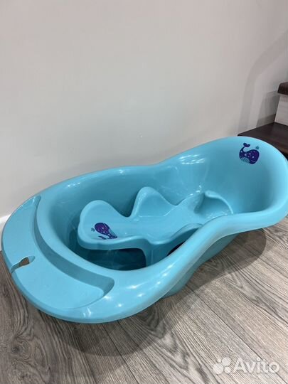 Ванночка для купания с горкой