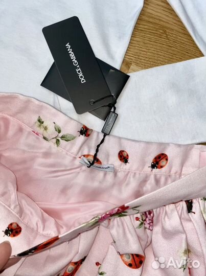 Dolce Gabbana новое юбка + блузка 11/12 лет