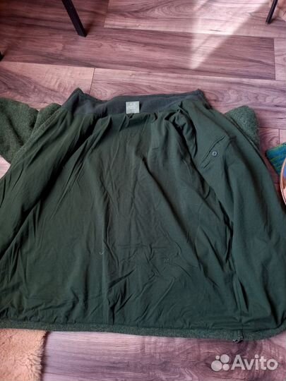 Свитер мужской на молнии aran шерсть р.L,XL