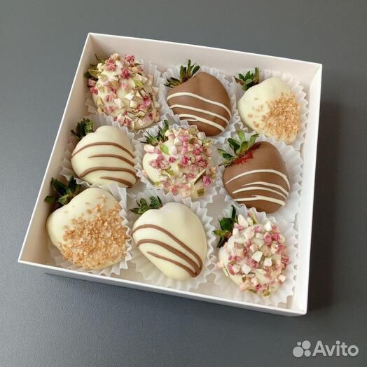 Клубника в шоколаде 9-12 ягод