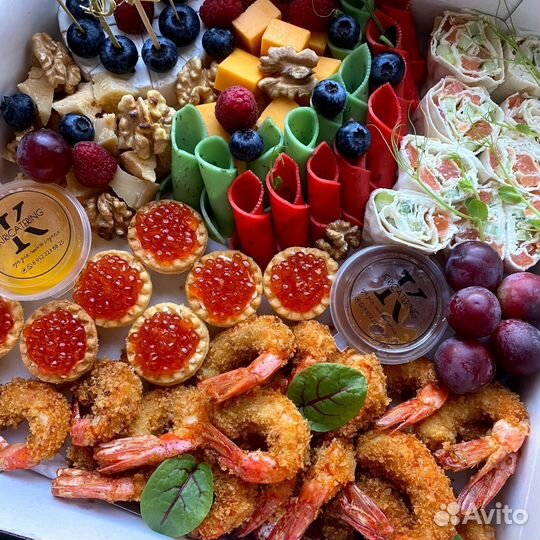 Фуршет, Кейтеринг, Гастробоксы, Закуски