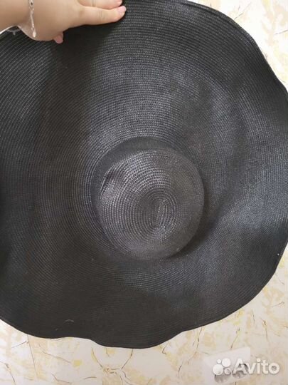 Шляпа женская черная