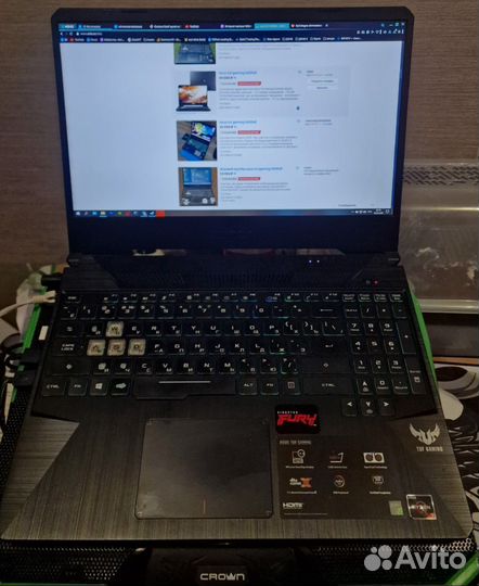 Игровой ноутбук asus TUF Gaming FX505DT