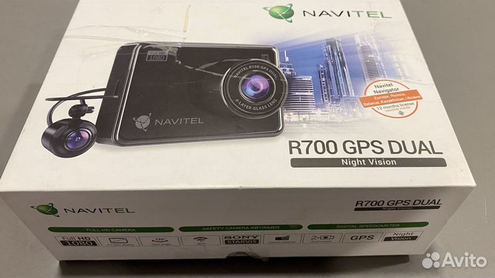 Видеорегистратор navitel R700 GPS dual