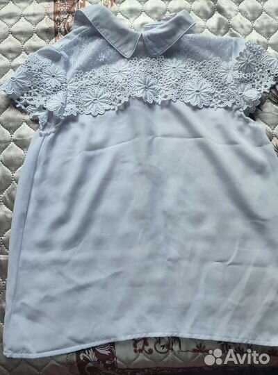 Блузка для девочки школьная