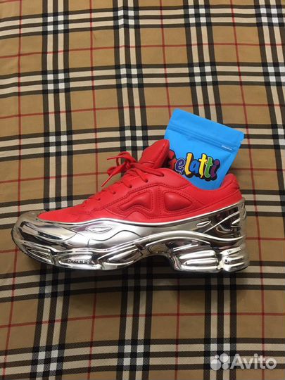 Raf simons hot sale red and silver