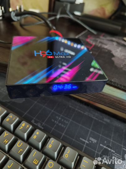 Приставка Андроид тв (Тв бокс) H96max 4/32