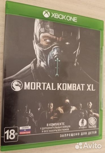 Mortal Kombat XL xbox one диск