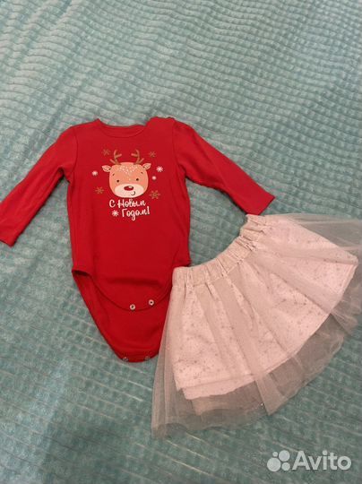 Новогодний костюм для девочки 80-86