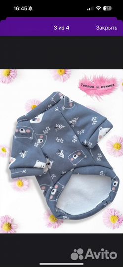 Толстовка для собак (бронь)