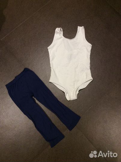 Купальник спортивный 92, леггинсы в подарок