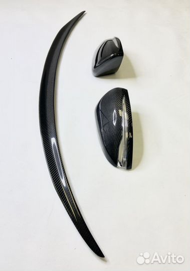 Спойлер зеркала карбон Mercedes CLS c257
