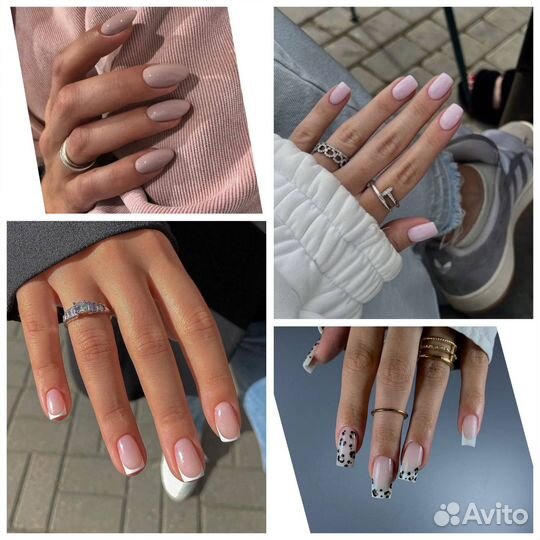 Маникюр,укрепление ногтей,покрытие гель лаком