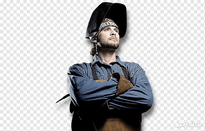 Сварщик на лестницы